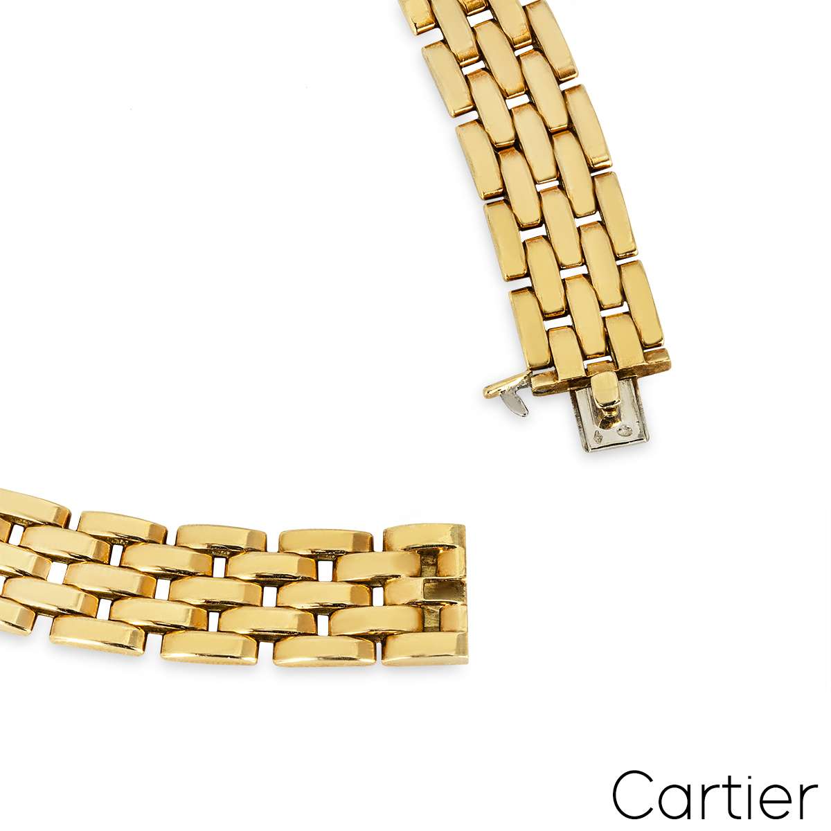 Cartier Yellow Gold Maillon Panthere Diamond Necklace
